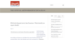 Desktop Screenshot of blog.artworkservicesusa.com